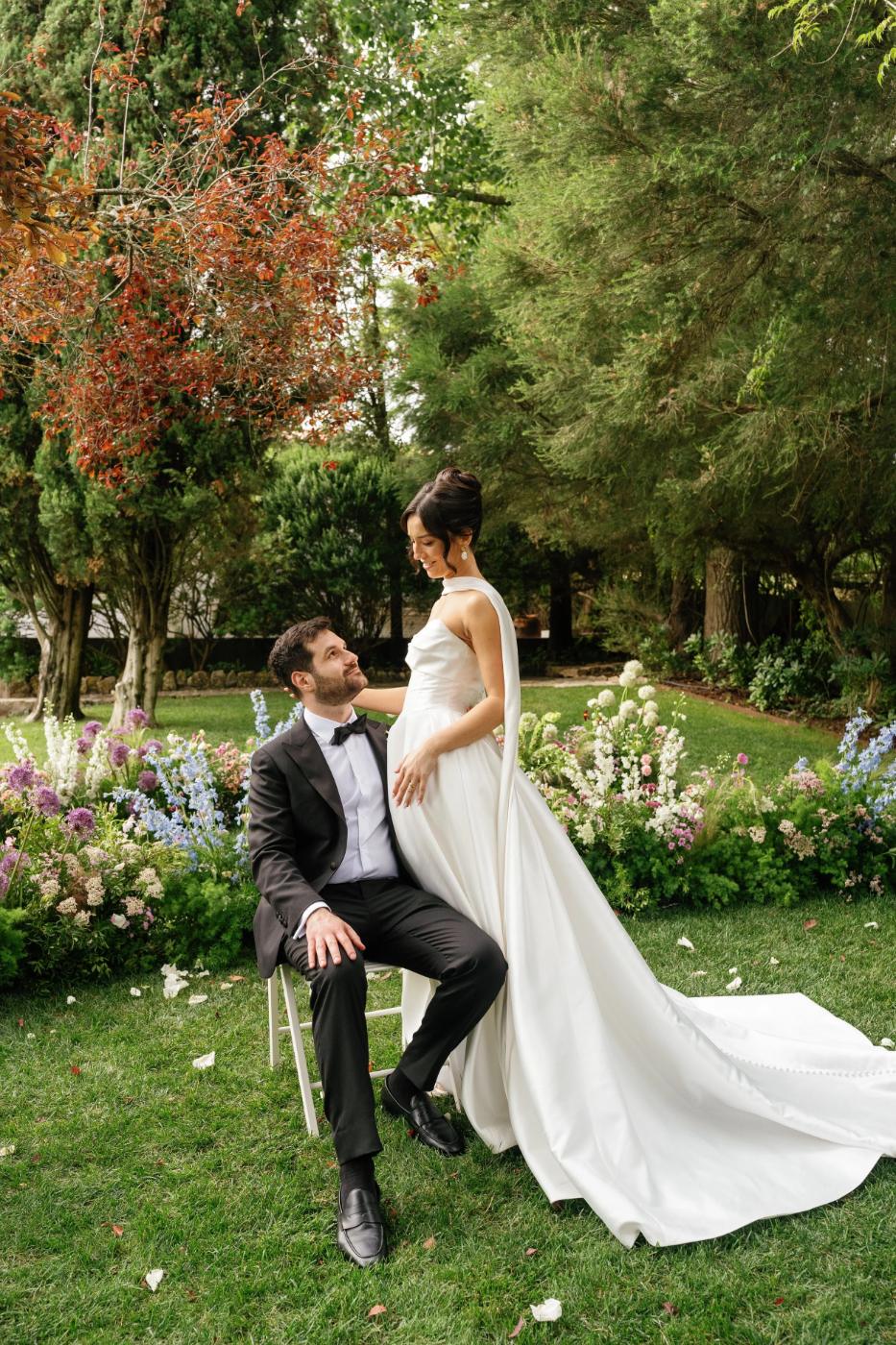 Riferimento di stile — luce naturale, fotografia di matrimonio