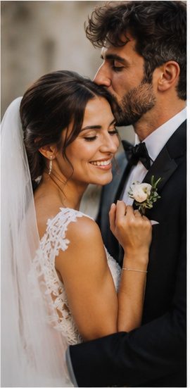 Sposi durante la cerimonia, matrimonio in Calabria