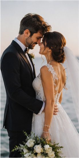 Invitati durante il ricevimento di matrimonio in Calabria