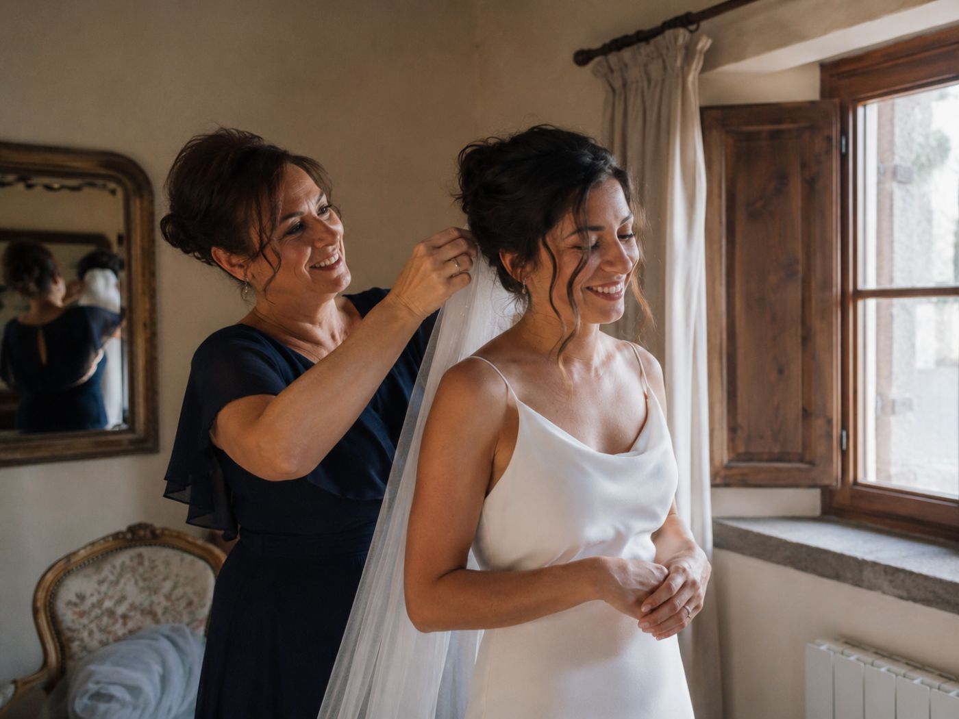 Risate durante la festa di matrimonio