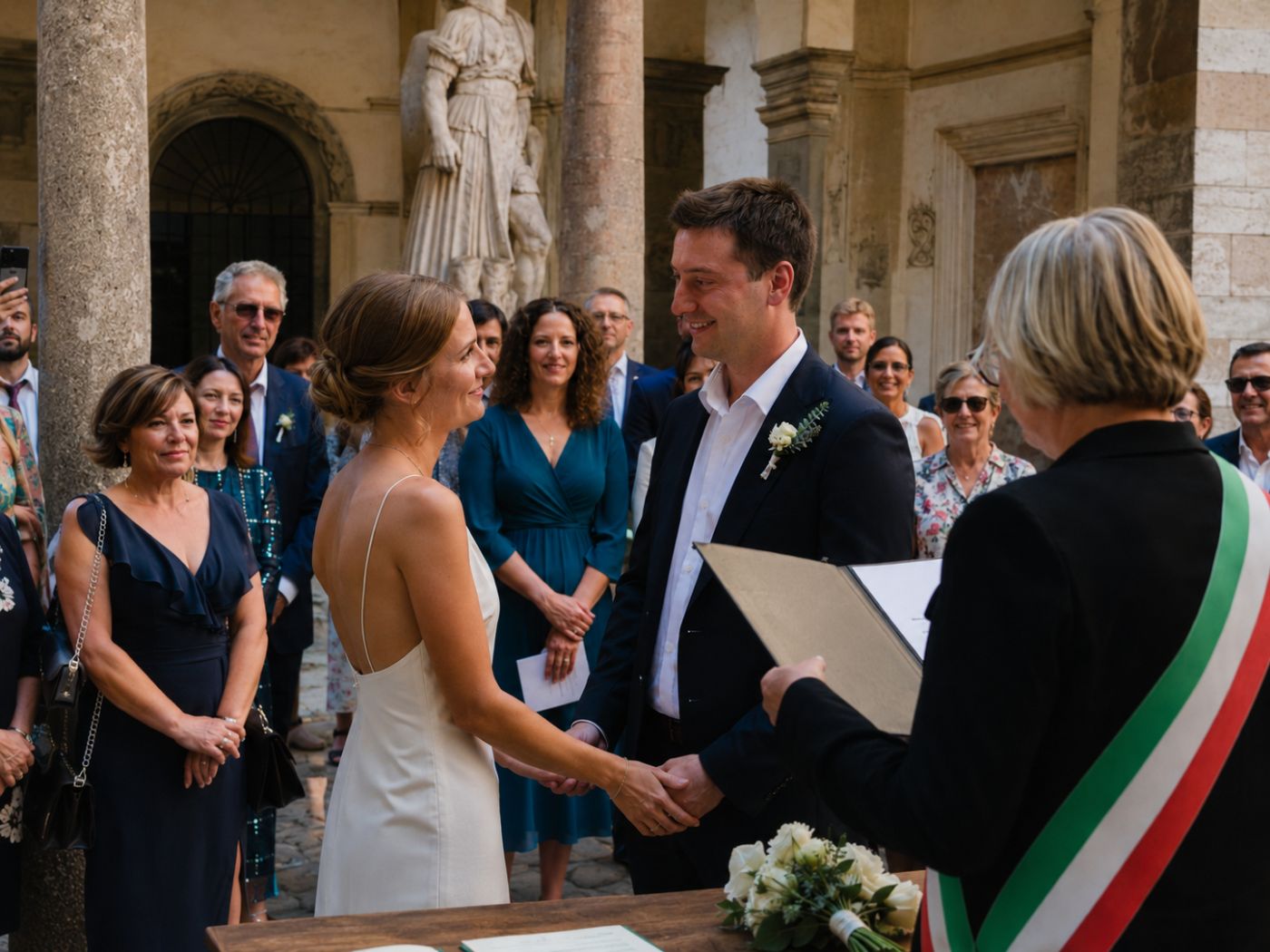 Dettaglio dei preparativi della sposa